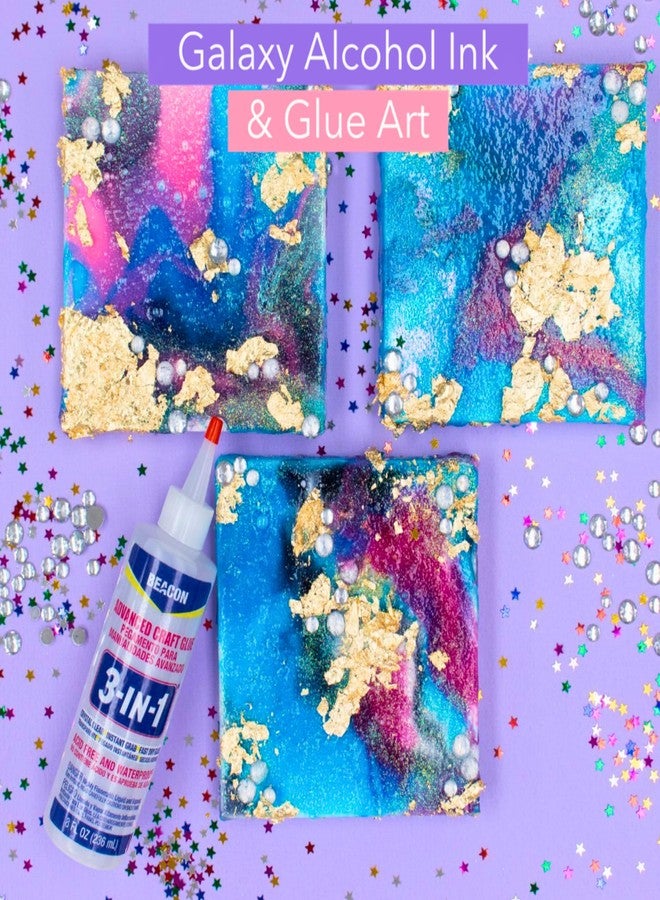 BEACON 3-in-1 Advanced Craft Glue - Fast-Drying, Crystal Clear Adhesive for Wood, Ceramics, Fabrics, and More, 8-Ounce - Image 4